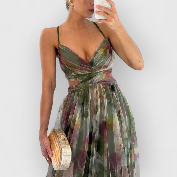 Nissa | Maxi Dress with Floral Print