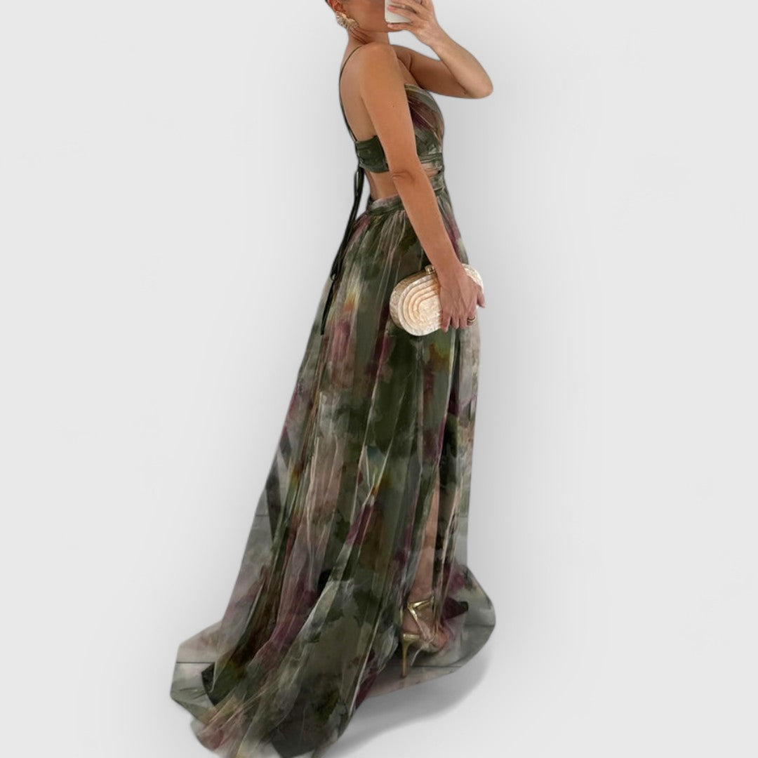 Nissa | Maxi Dress with Floral Print
