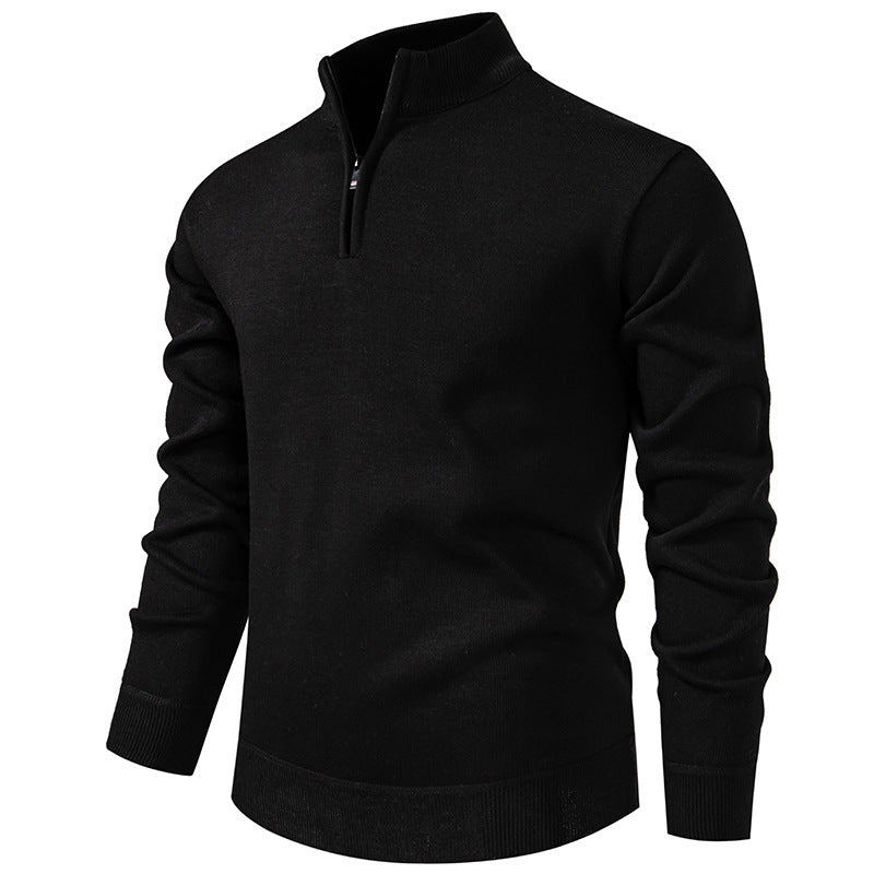 Men's Knitwear Top Half Zipper