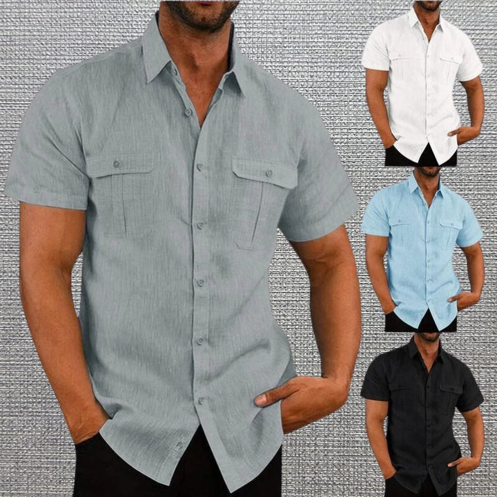 Darius - Short Sleeve Shirts with Two Chest Pockets