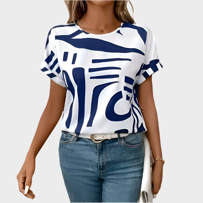 Abstract Design Everyday T-Shirt: Soft Cotton Comfort for Stylish Casual Wear