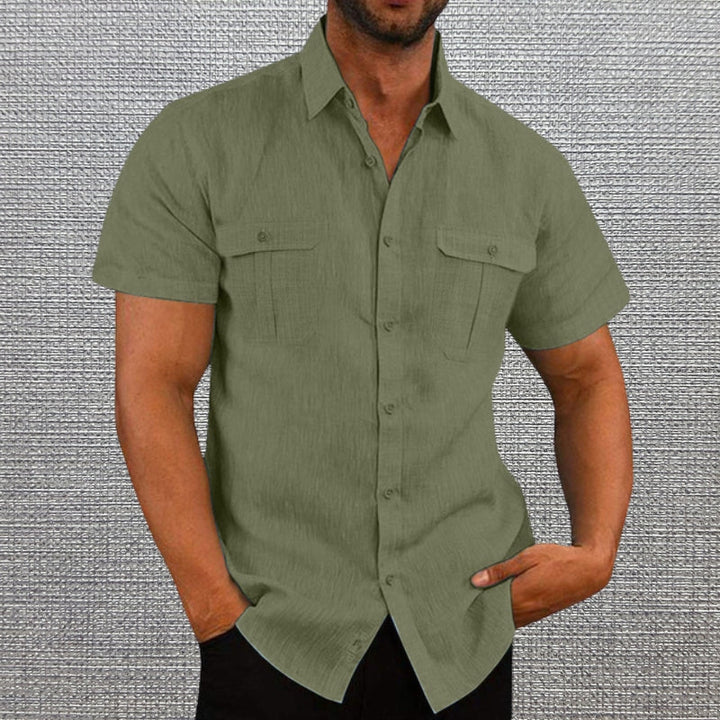 Darius - Short Sleeve Shirts with Two Chest Pockets