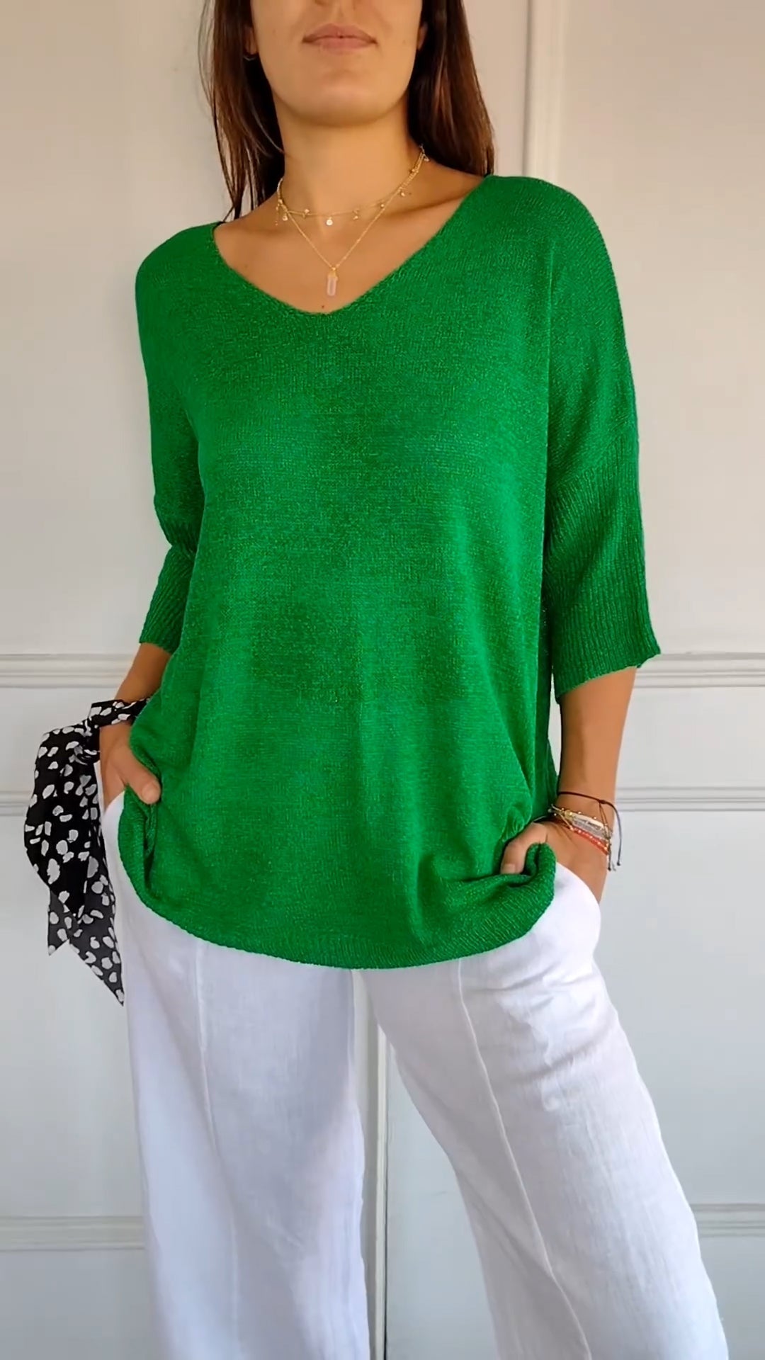 Vera™ | Knitted Top with Elegant V-Neck