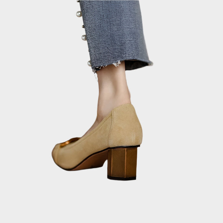 Chic Square Toe High Heel Sandals for Women - Elegant Summer Footwear