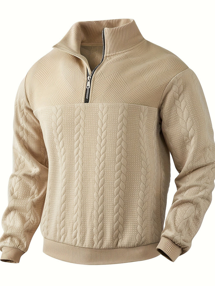 Roberto™ -Vintage men's zip-up sweater