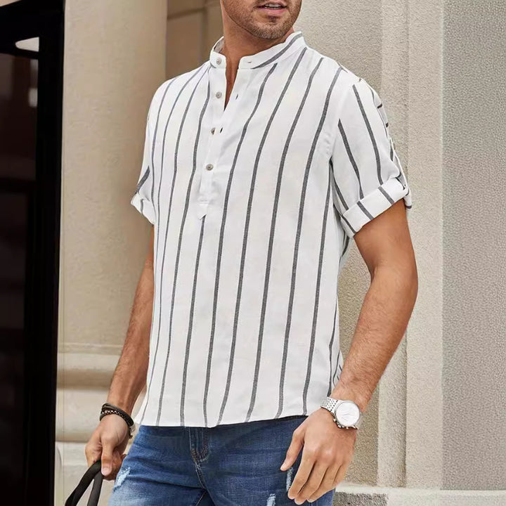 Rolly Summer Men's Clothing Short Sleeve Shirt