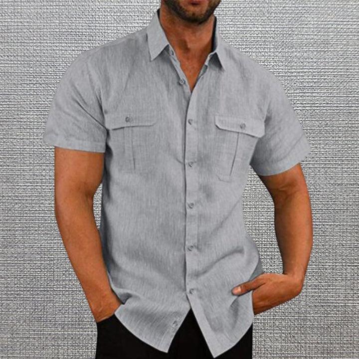 Darius - Short Sleeve Shirts with Two Chest Pockets