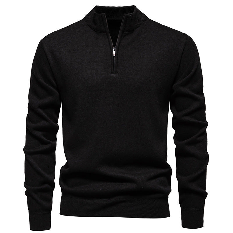 Men's Knitwear Top Half Zipper