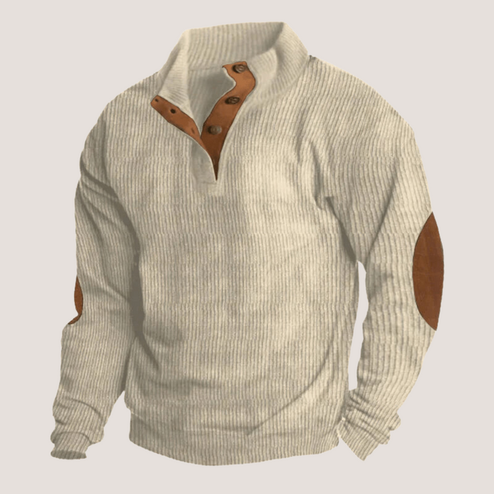 Eduardo - Corduroy Sweatshirt with Collar