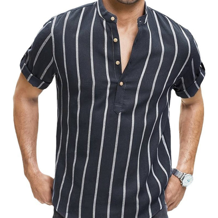 Rolly Summer Men's Clothing Short Sleeve Shirt