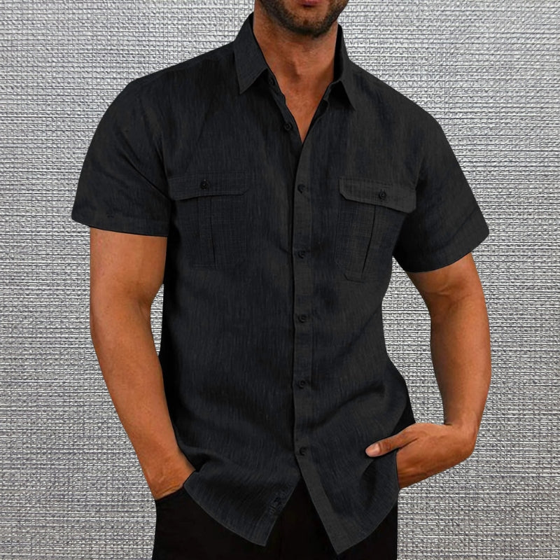 Darius - Short Sleeve Shirts with Two Chest Pockets