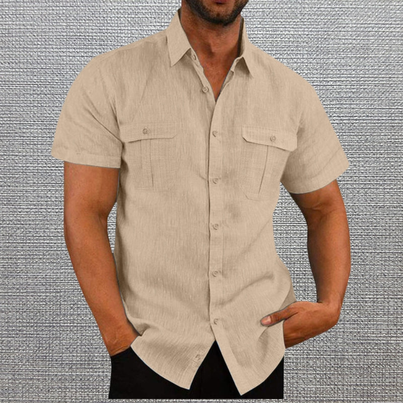 Darius - Short Sleeve Shirts with Two Chest Pockets