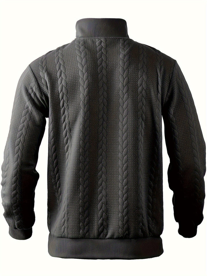 Roberto™ -Vintage men's zip-up sweater