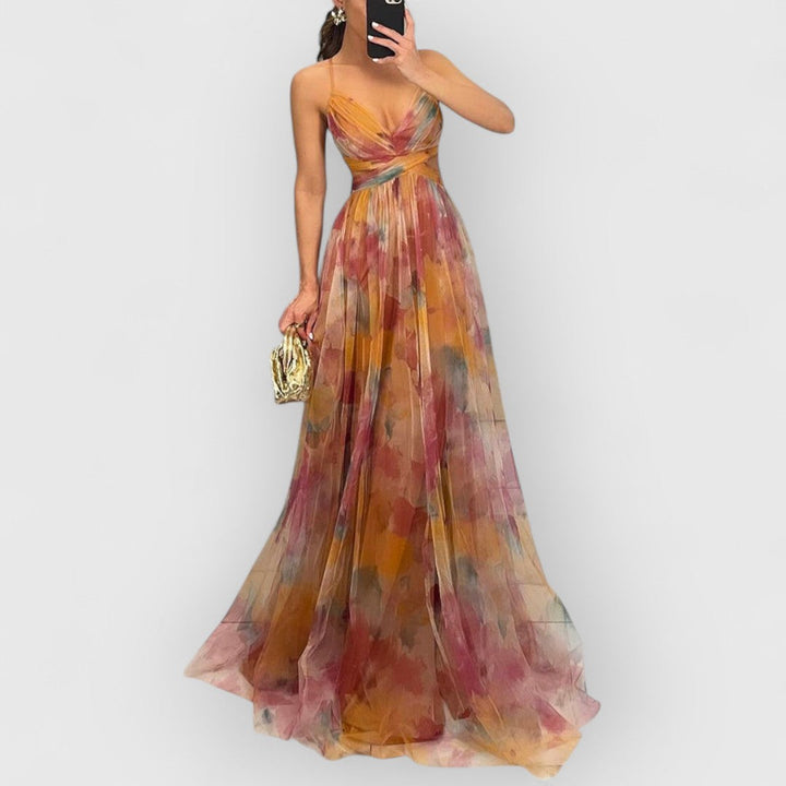Nissa | Maxi Dress with Floral Print