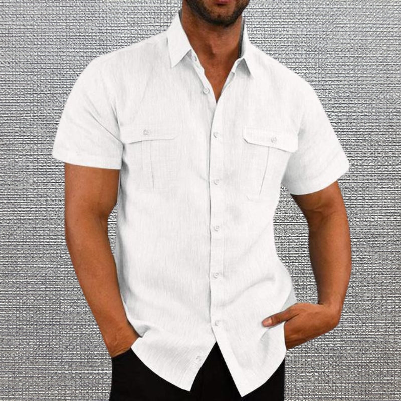 Darius - Short Sleeve Shirts with Two Chest Pockets