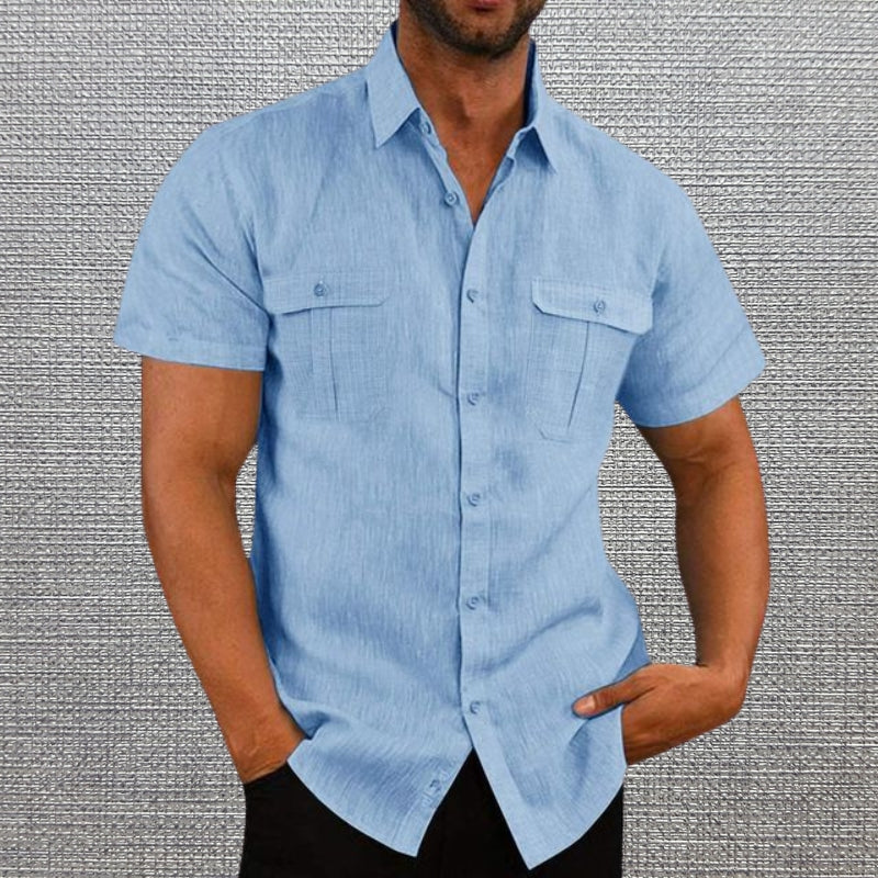 Darius - Short Sleeve Shirts with Two Chest Pockets