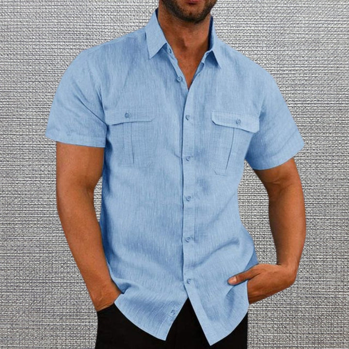 Darius - Short Sleeve Shirts with Two Chest Pockets