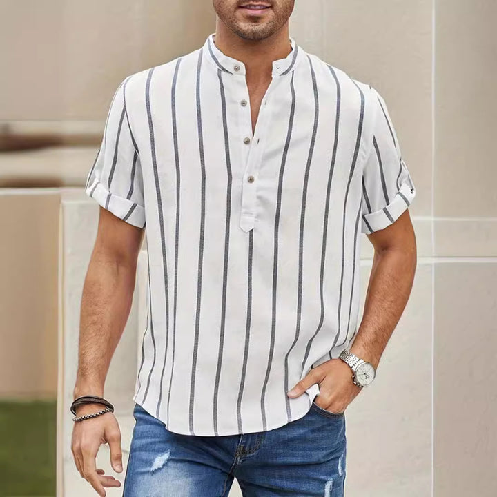 Rolly Summer Men's Clothing Short Sleeve Shirt