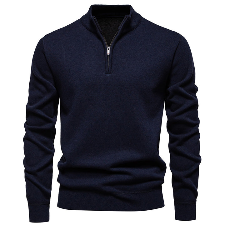 Men's Knitwear Top Half Zipper