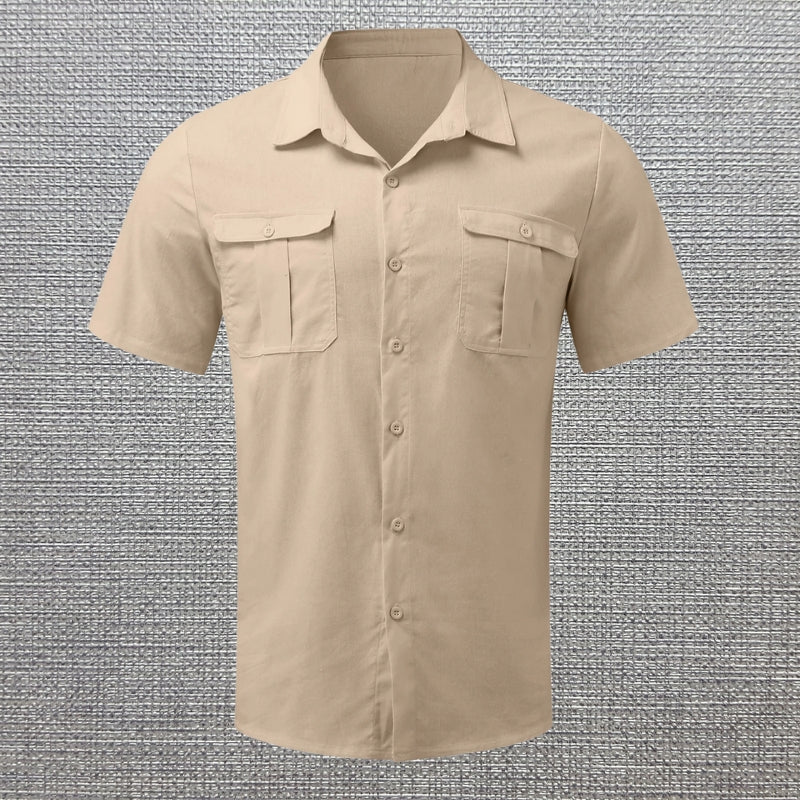 Darius - Short Sleeve Shirts with Two Chest Pockets