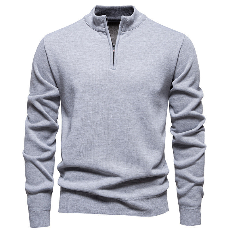 Men's Knitwear Top Half Zipper