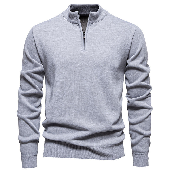 Men's Knitwear Top Half Zipper