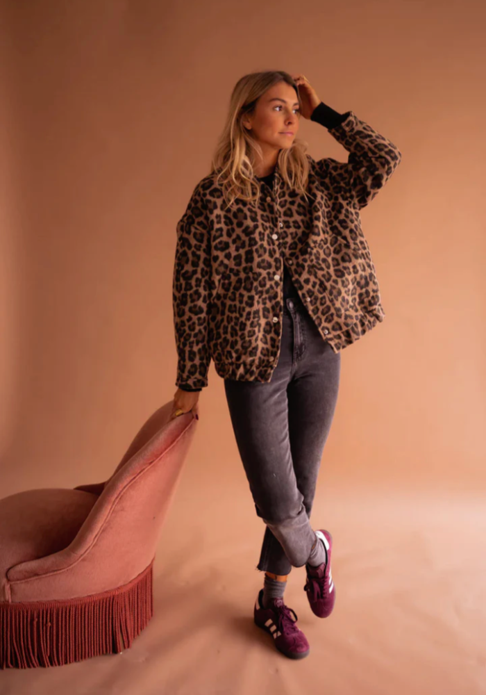 VERA™ | The Leopard Bomber Jacket