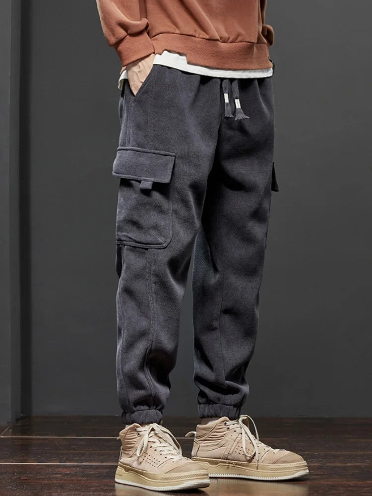 New Style Elastic Waist Casual Pants for Men