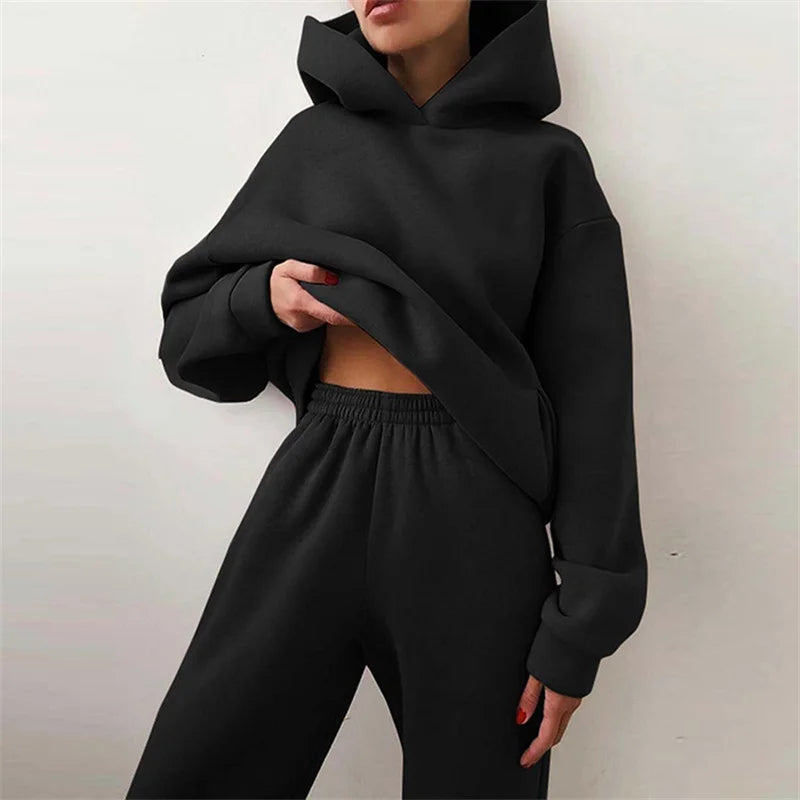 Women's Tracksuit Suit Oversized  Pullovers