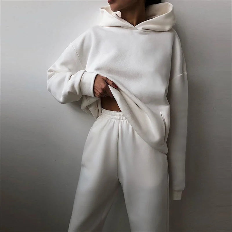 Women's Tracksuit Suit Oversized  Pullovers