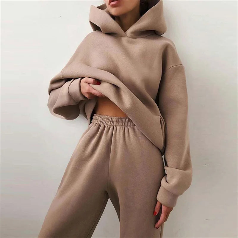 Women's Tracksuit Suit Oversized  Pullovers