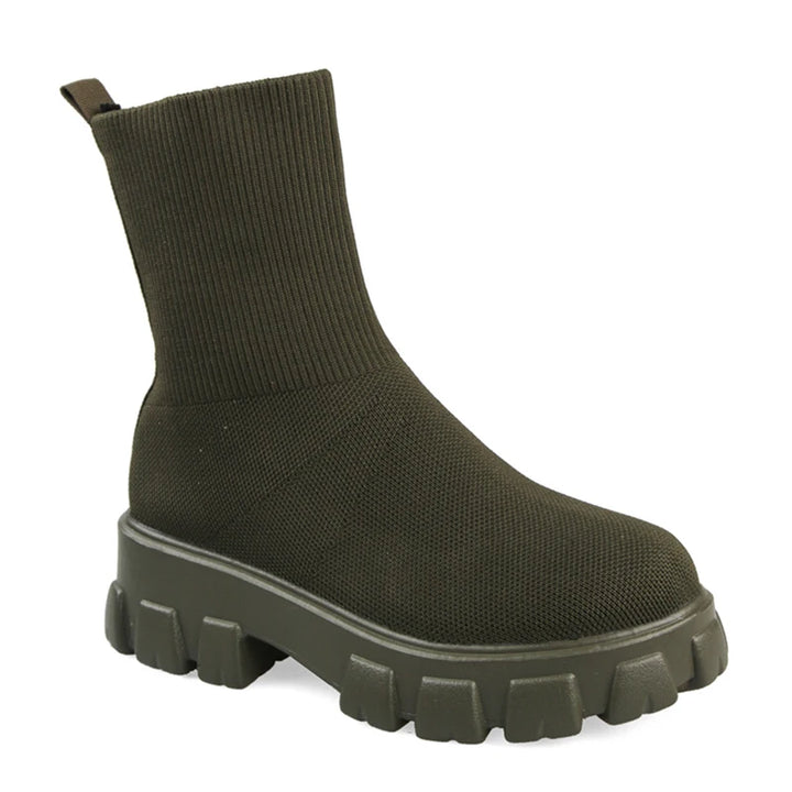 Women Casual Sneaker With Heels Sock