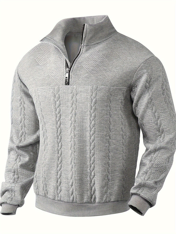 Roberto™ -Vintage men's zip-up sweater