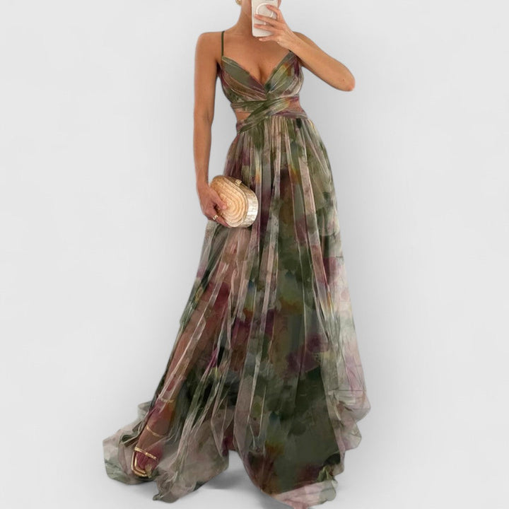 Nissa | Maxi Dress with Floral Print