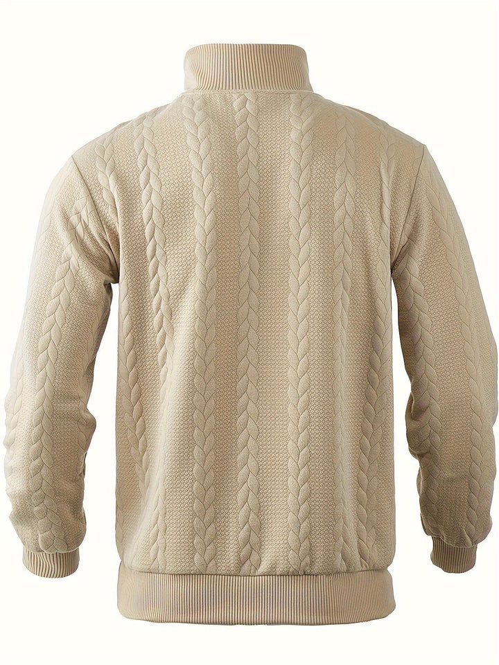 Roberto™ -Vintage men's zip-up sweater