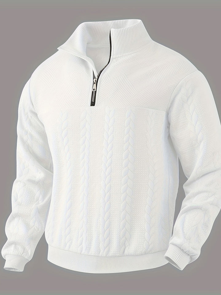 Roberto™ -Vintage men's zip-up sweater