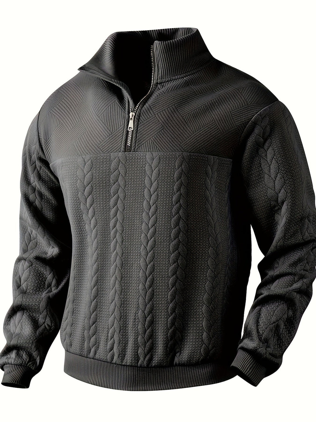 Roberto™ -Vintage men's zip-up sweater