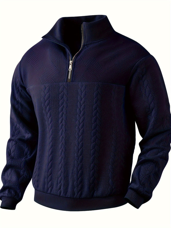 Roberto™ -Vintage men's zip-up sweater
