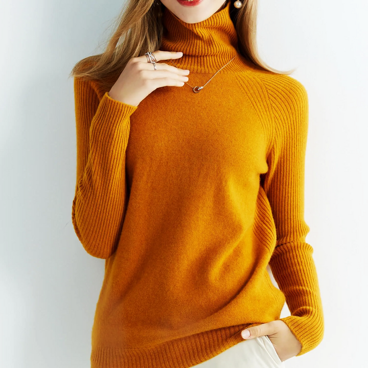 Laura™ | Cashmere turtleneck sweater